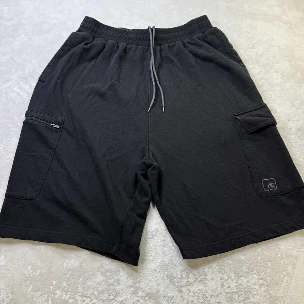 AND1 Red Cargo Sweat Shorts Men's Large Athletic Basketball Lounge‎ Y2K